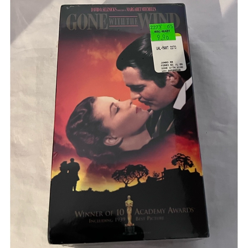 Gone With the Wind VHS 2 Tape Box Set SEALED From 1999 Classic